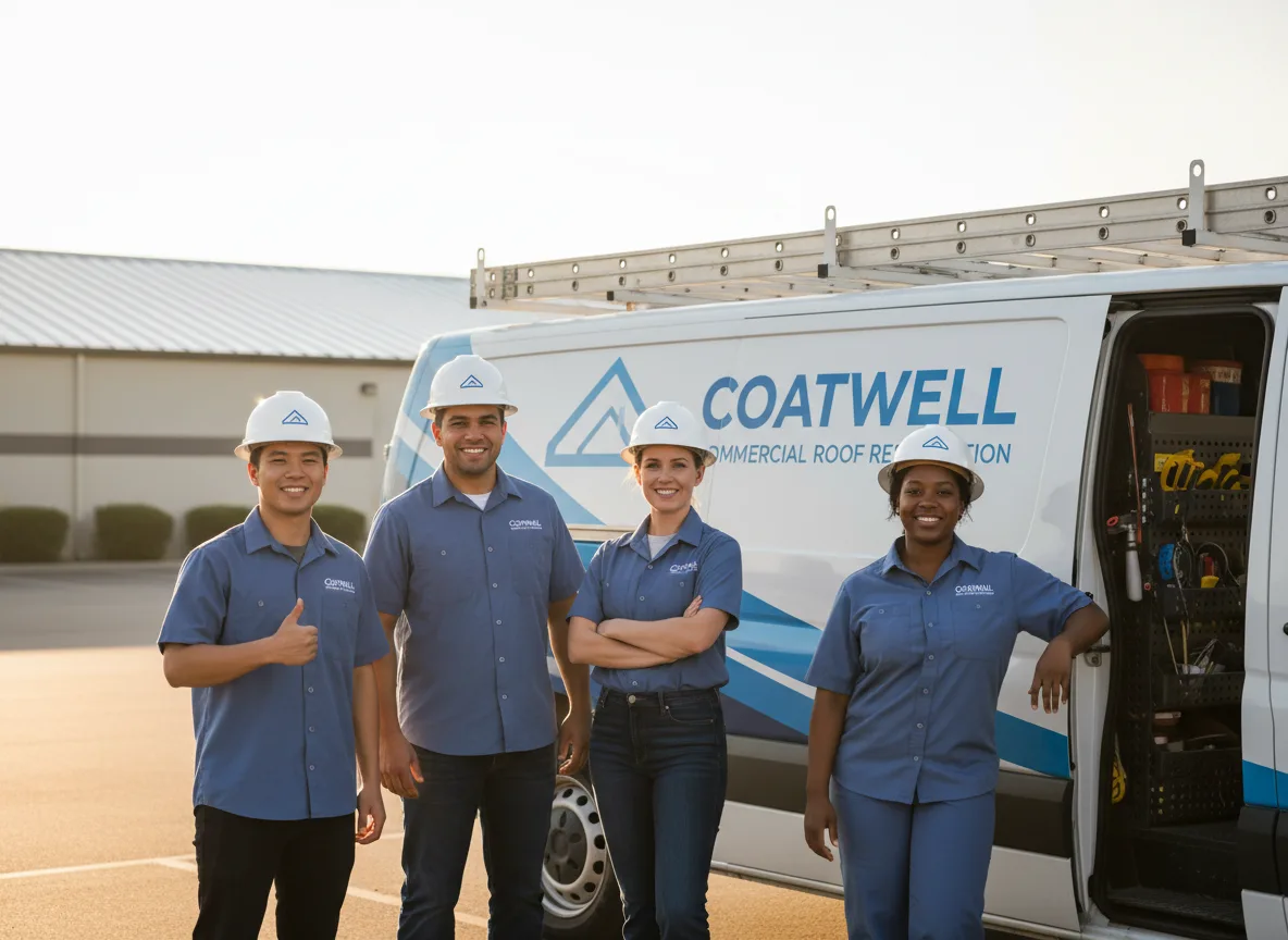 Commercial roof coating company in Kingfield, ME